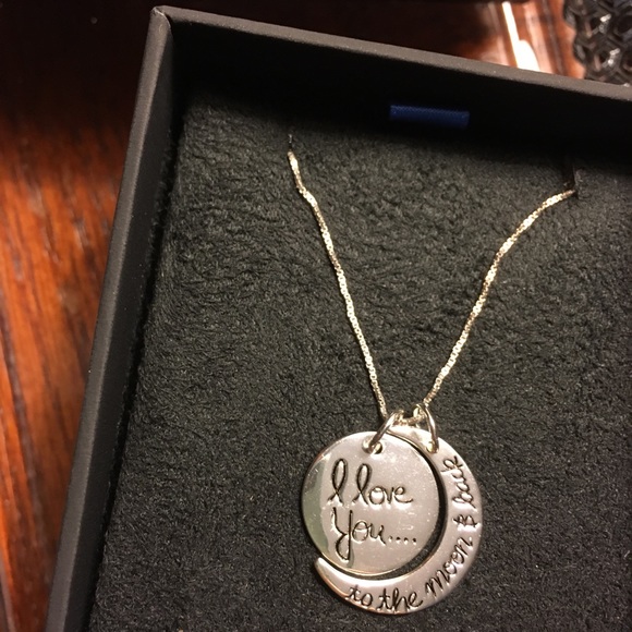 Love you to the Moon and Back necklace - Picture 2 of 4